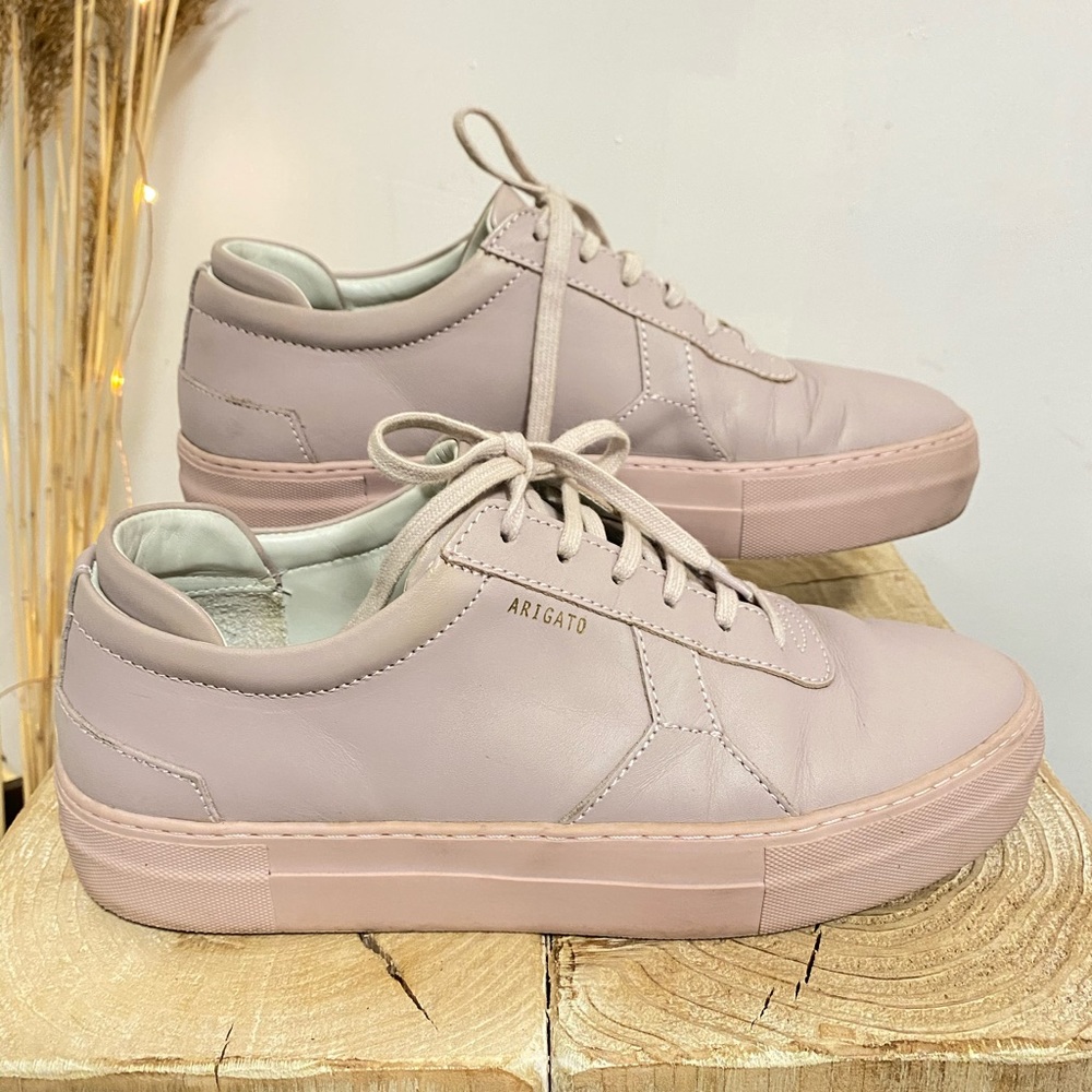 Axel Rigatoni Platform Sneakers Light Pink